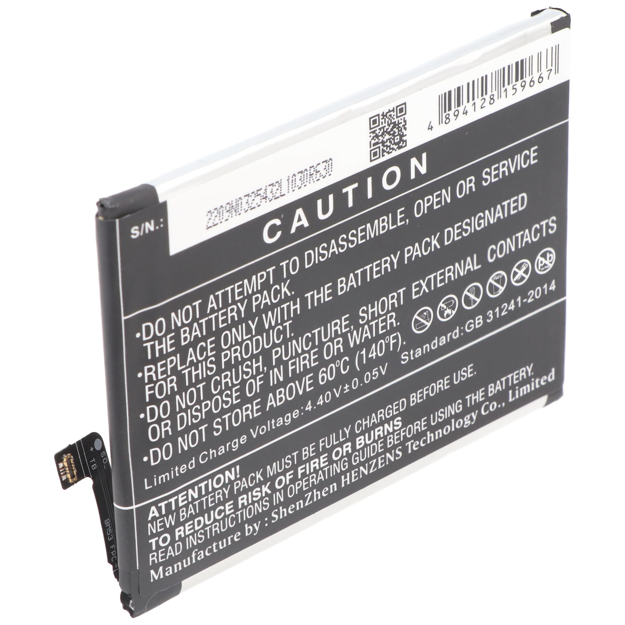 Batterie Li-Polymer - 4900mAh (3.85V) pour Xiaomi Redmi K30s et autres téléphones portables, smartphones, téléphones comme Xiaomi BM53